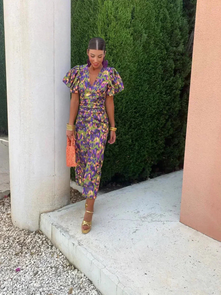Tamara | Bold Puff Sleeve Dress