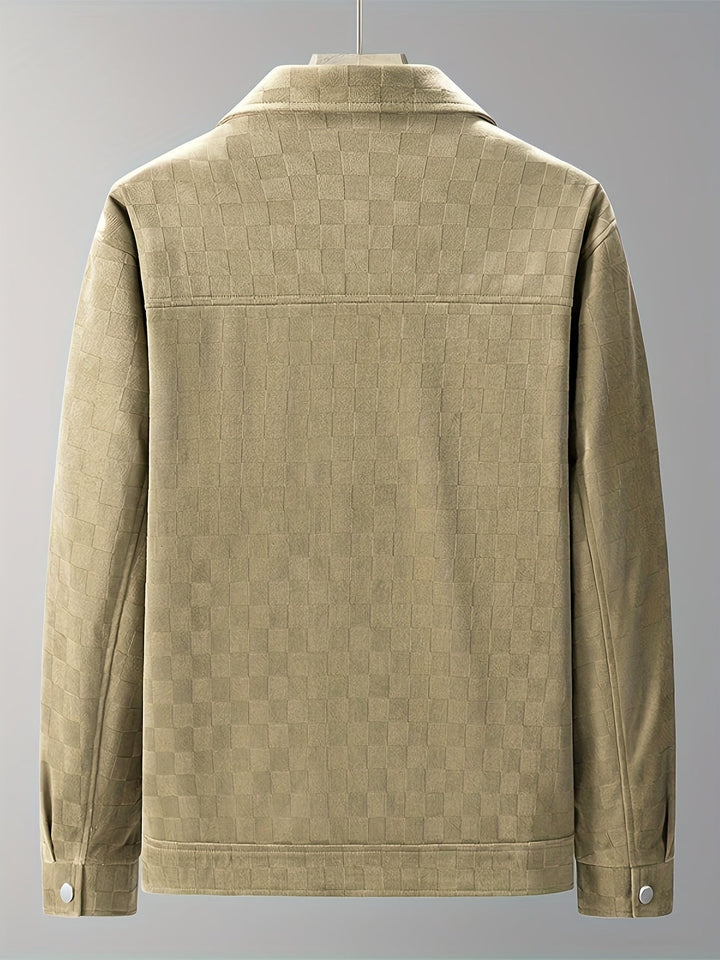 Angelo | Textured Checker Jacket