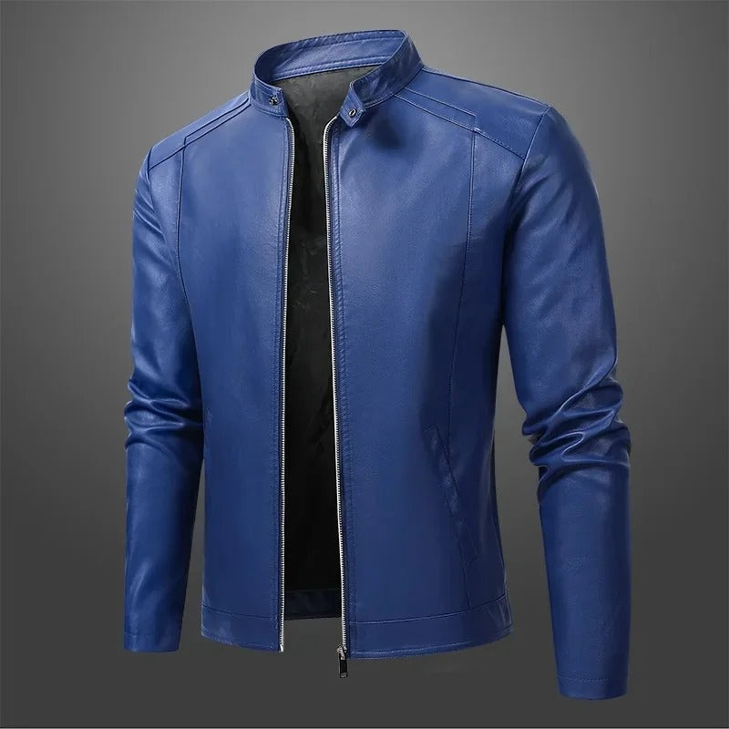Connor | Elegant Men's Biker Leather Jacket