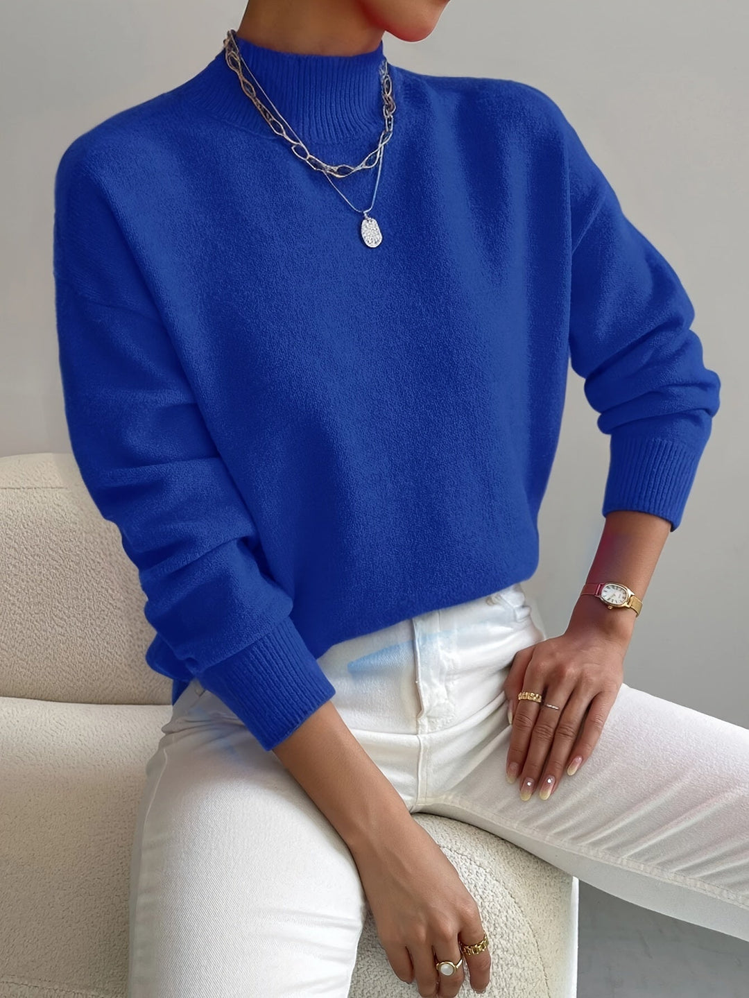 Patricia | Classic High-Neck Sweater