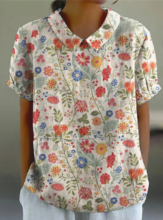 Emma | Elegant Floral Blouse