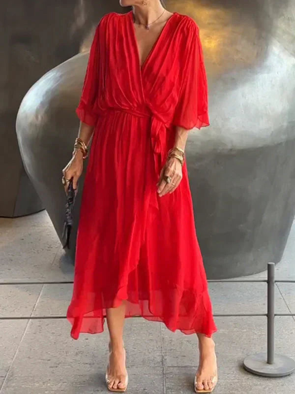 Monica | V-neck dress