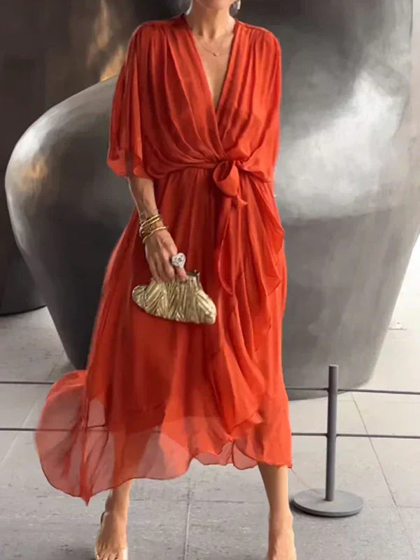 Monica | V-neck dress