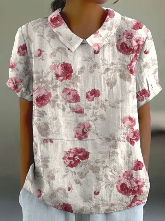 Emma | Elegant Floral Blouse