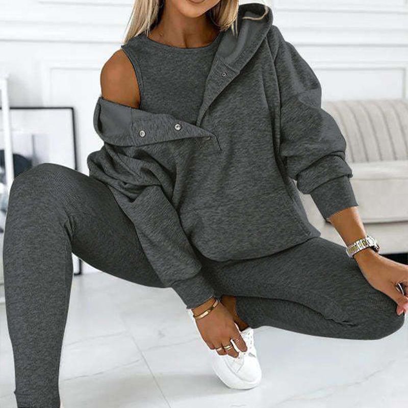 Bernadette | Button Detail 3-Piece Set