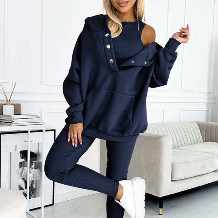 Bernadette | Button Detail 3-Piece Set