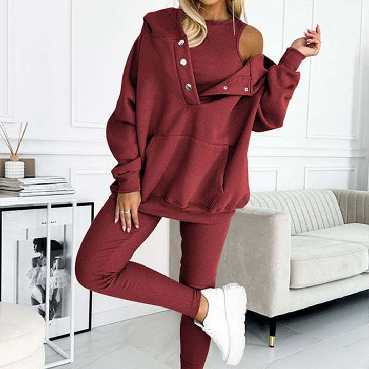 Bernadette | Button Detail 3-Piece Set