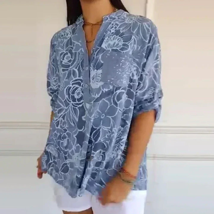 Bonnie | Floral Button Blouse