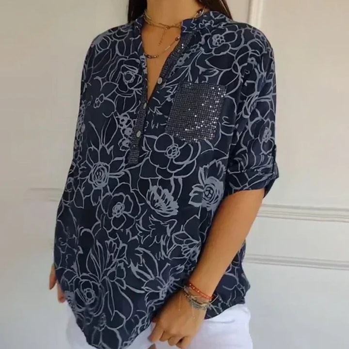 Bonnie | Floral Button Blouse