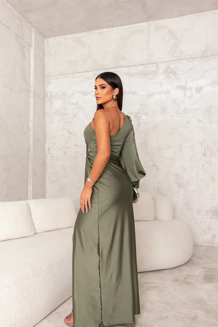Cindy | One-Shoulder Maxi Dress
