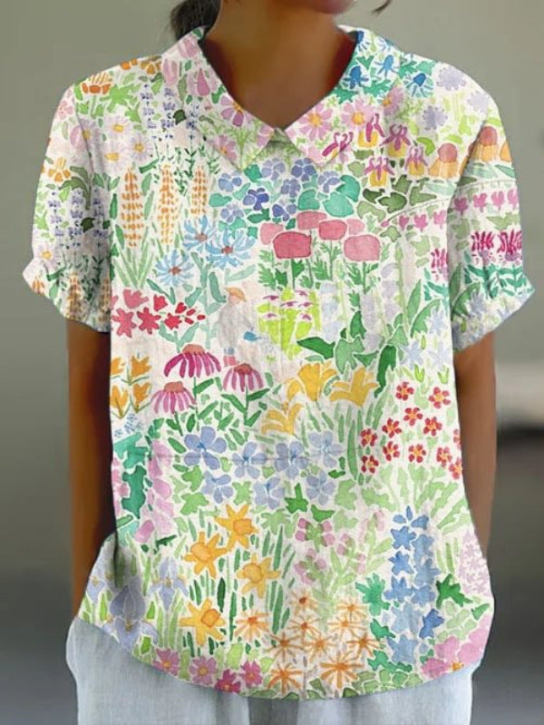 Emma | Elegant Floral Blouse